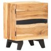 Piqua Bedside Cabinet 40x30x51 cm Solid Acacia Wood