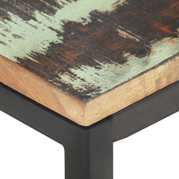 Brookhaven Side Table 40x40x35 cm – Solid Reclaimed Wood