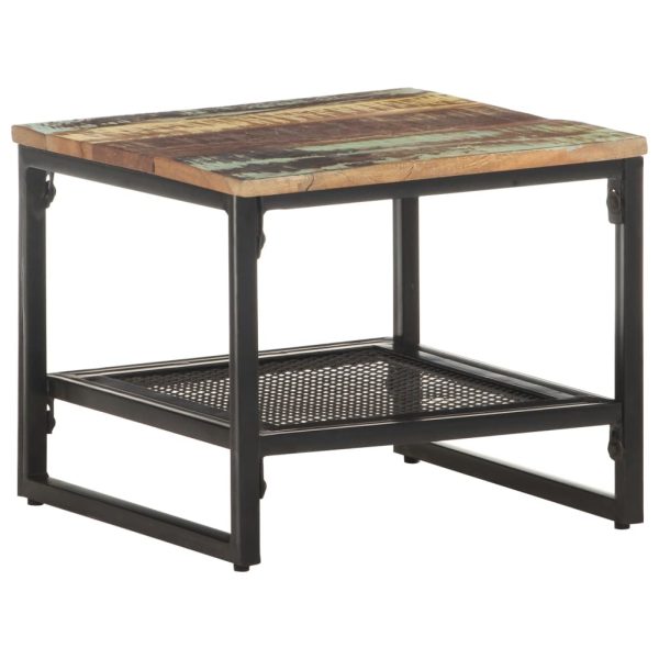 Brookhaven Side Table 40x40x35 cm – Solid Reclaimed Wood