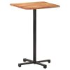 Bar Table Round Rough Mango Wood – 50x50x110 cm, Live Edge Acacia Wood