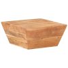 Coffee Table V-shape 66x66x30 cm – Solid Acacia Wood