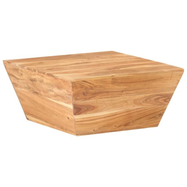 Coffee Table V-shape 66x66x30 cm – Solid Acacia Wood