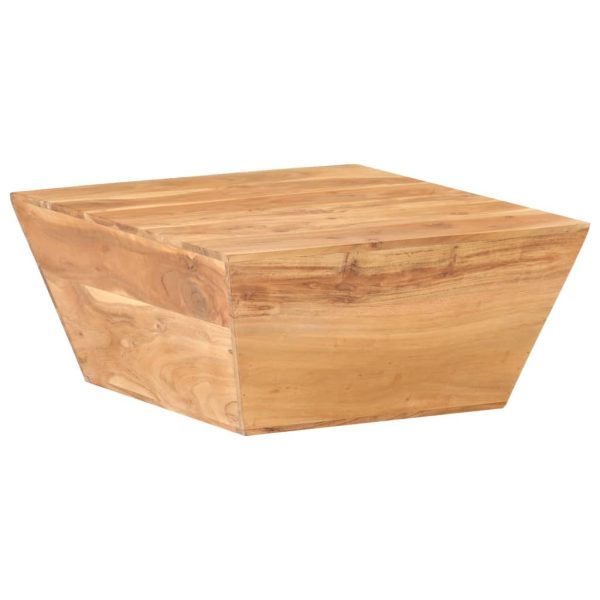 Coffee Table V-shape 66x66x30 cm – Solid Acacia Wood