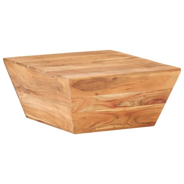 Coffee Table V-shape 66x66x30 cm – Solid Acacia Wood