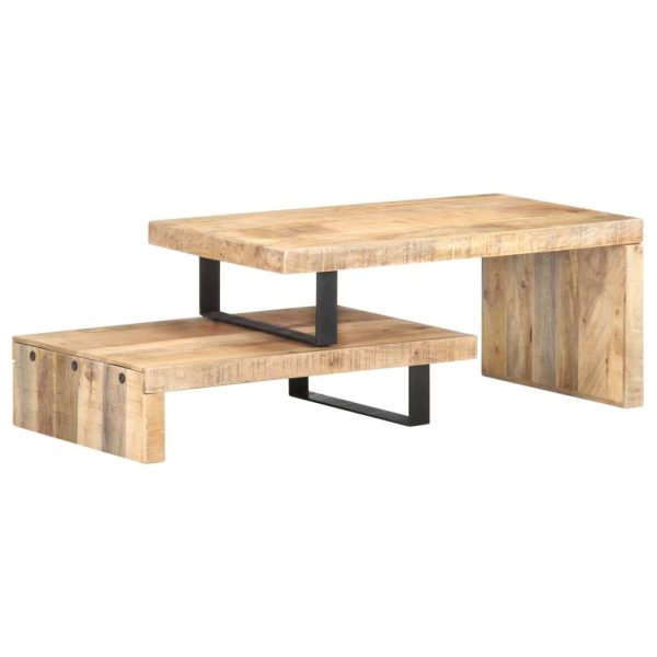 2 Piece Coffee Table Set – Solid Mango Wood