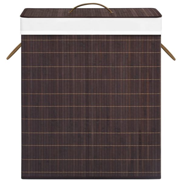 Bamboo Laundry Basket Brown 100 L