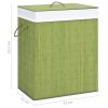 Bamboo Laundry Basket Green 100 L