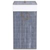 Bamboo Laundry Basket Grey 83 L