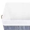 Bamboo Laundry Basket Grey 83 L