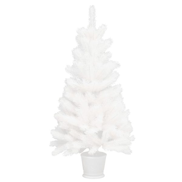 Artificial Christmas Tree Lifelike Needles White