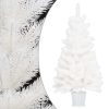 Artificial Christmas Tree Lifelike Needles White – 65×35 cm