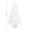 Artificial Christmas Tree Lifelike Needles White – 65×35 cm