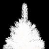 Artificial Christmas Tree Lifelike Needles White – 120×75 cm