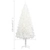 Artificial Christmas Tree Lifelike Needles White – 120×75 cm