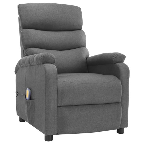 Massage Recliner Fabric – Light Grey