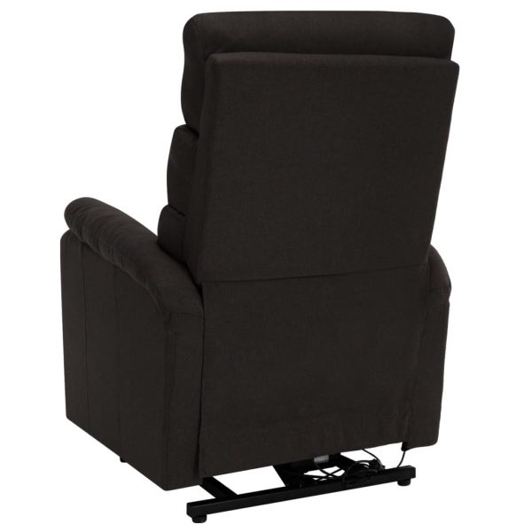 Stand-up Massage Recliner Fabric – Dark Brown