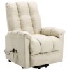 Stand-up Massage Recliner Fabric – Cream