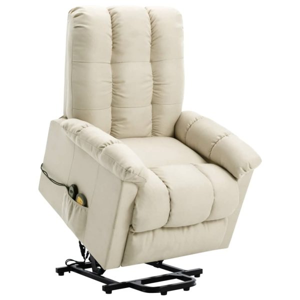 Stand-up Massage Recliner Fabric – Cream