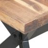 Dining Table Solid Wood with Sheesham Finish – 160x80x75 cm