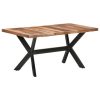 Dining Table Solid Wood with Sheesham Finish – 160x80x75 cm