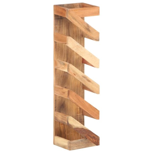 Wine Rack for 5 Bottles – Solid Acacia Wood