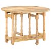 Dining Table Round 110×76 cm Solid Mango Wood