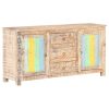 Sideboard 151x40x75 cm Rough Acacia Wood