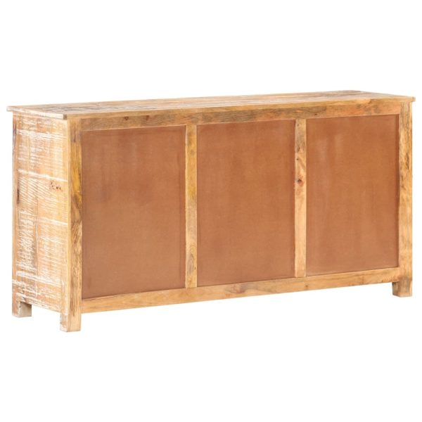 Sideboard 151x40x75 cm Rough Acacia Wood