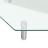 Carmichael Monitor Stand Transparent Glass – 60x26x8.6 cm