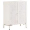 Sideboard 60x30x76 cm Solid Mango Wood – 60x30x76 cm, White