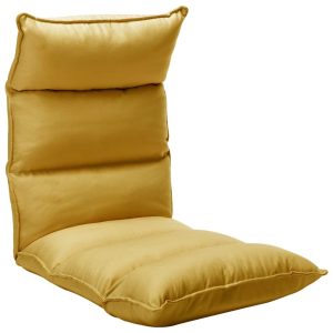 Folding Floor Chair Fabric – Yellow