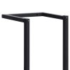 Towel Rack Iron – 25x20x95 cm, Black