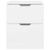 Hindley Bedside Cabinet 40x40x50 cm Engineered Wood – White, 1