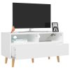 Dunstable TV Cabinet 90x40x48.5 cm Engineered Wood – White