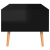 Coffee Table 100×49.5×43 cm Engineered Wood – High Gloss Black