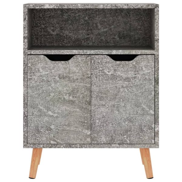 Sideboard 60x30x72 cm Engineered Wood – Concrete Grey