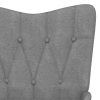 Rocking Chair Fabric – Dark Grey, Without Footrest