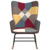 Rocking Chair Patchwork Fabric – Without Footrest