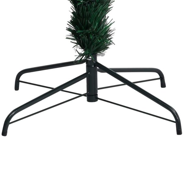 Artificial Christmas Tree with Stand Green Fibre Optic – 240×105 cm
