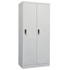 Wardrobe 80x50x180 cm Steel – Light Grey