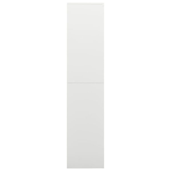 Locker Cabinet 90x40x180 cm Steel – White