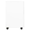 Mobile File Cabinet 39x45x67 cm Steel – White