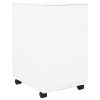 Mobile File Cabinet 39x45x67 cm Steel – White