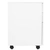 Mobile File Cabinet 39x45x60 cm Steel – White