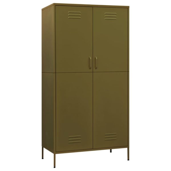 Wardrobe Olive 90x50x180 cm Steel