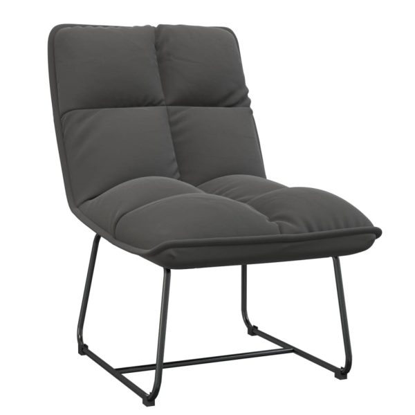 Leisure Chair with Metal Frame Velvet