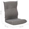 Folding Floor Chair Fabric – Light Grey