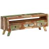 Bracknell TV Cabinet Multicolour 110x30x40 cm – Solid Reclaimed Wood