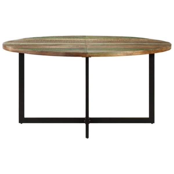 Dining Table 150×75 cm – Solid Reclaimed Wood