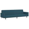 Ellington 2-Seater Sofa Bed Velvet – Blue